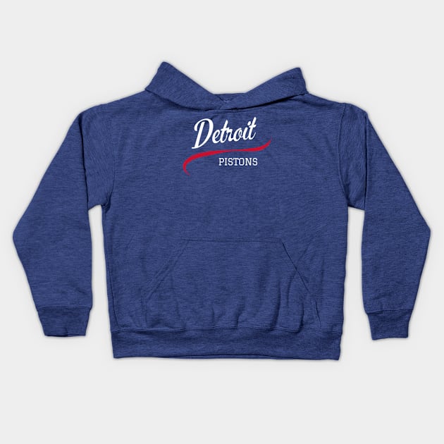 Pistons Kids Hoodie by CityTeeDesigns